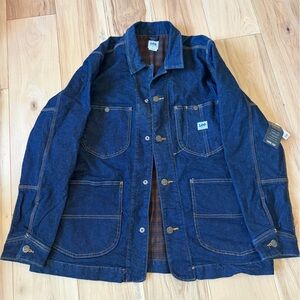 NWT 70’s Barn Jacket Lee’s Work wear Blue Denim Chore Coat